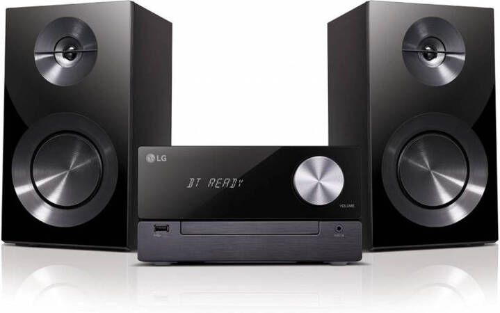 LG Cm2460 Microset 100w Zwart Home Audio Set