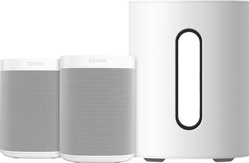 Sonos One SL Duo pack + Sub Mini Wit