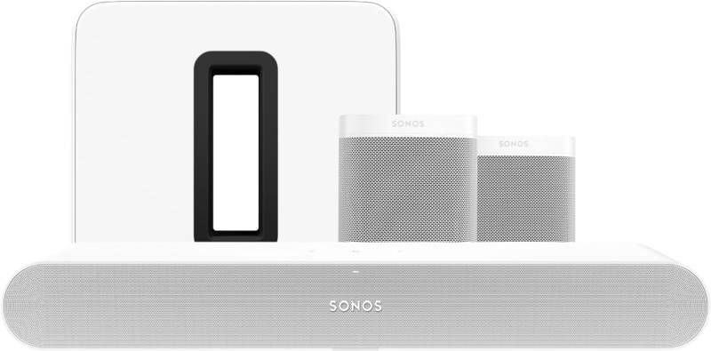 Sonos Ray 5.1 + One SL(2x)+ Sub G3 Wit