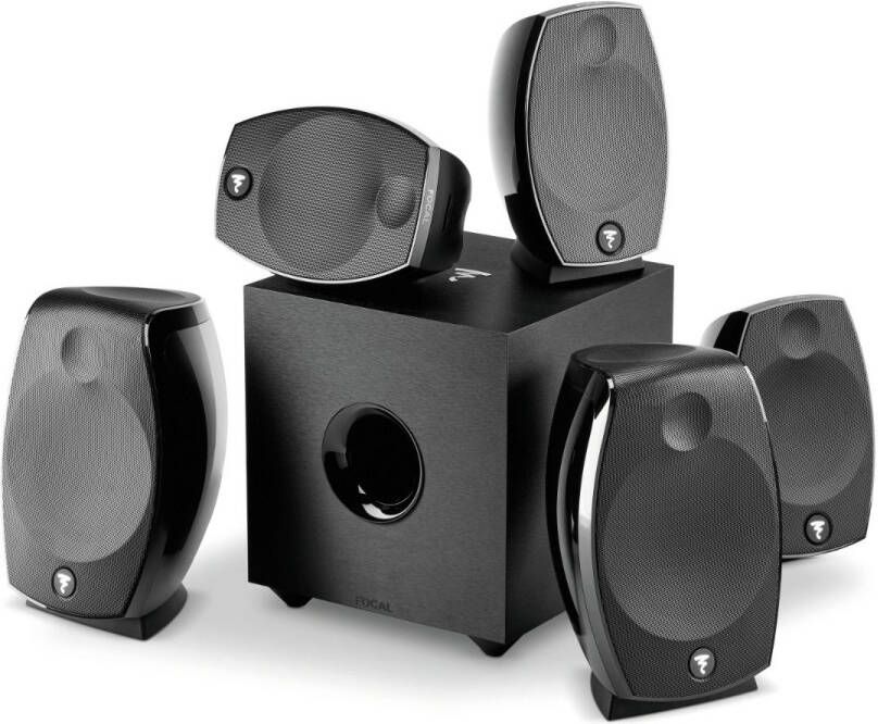 Focal Sib Evo 5.1.2 Dolby Atmos ® Homecinema Systeem Zwart