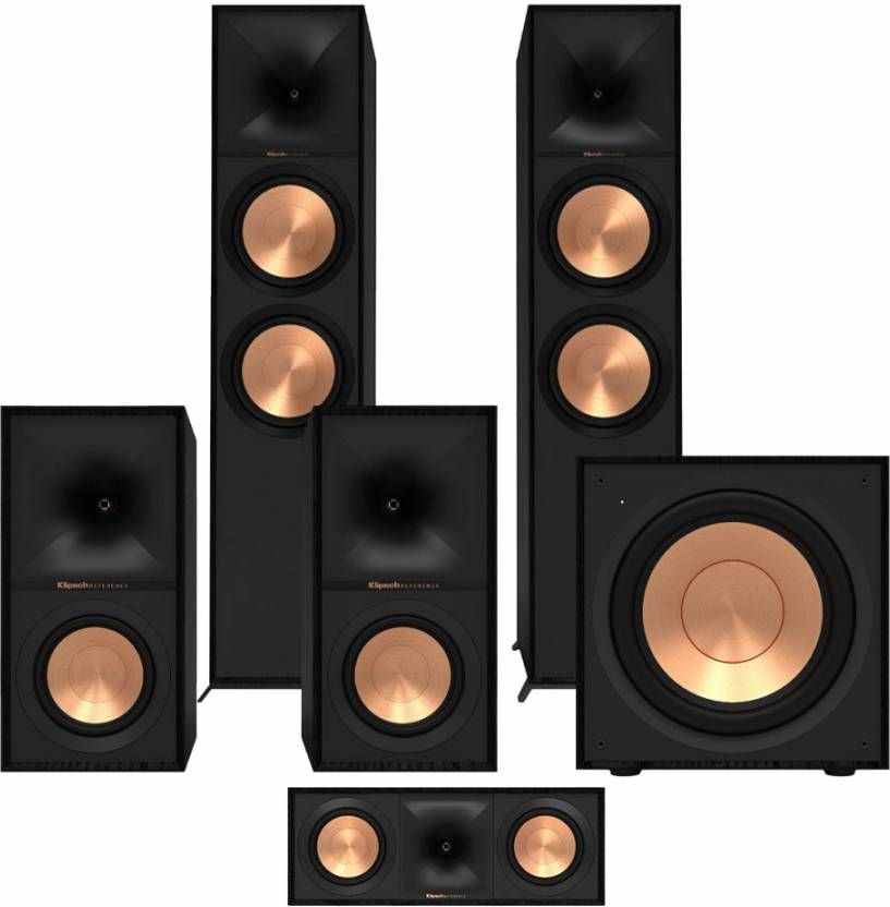 Klipsch R 600F 5.1 Home cinema systeem Zwart