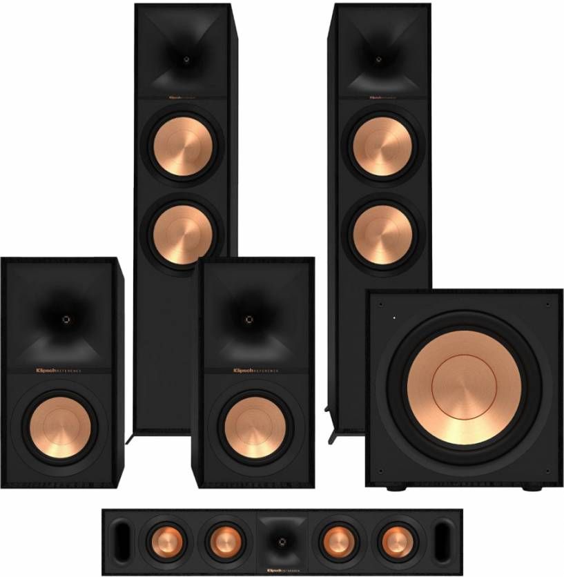 Klipsch R 800F 5.1 Home cinema systeem Zwart