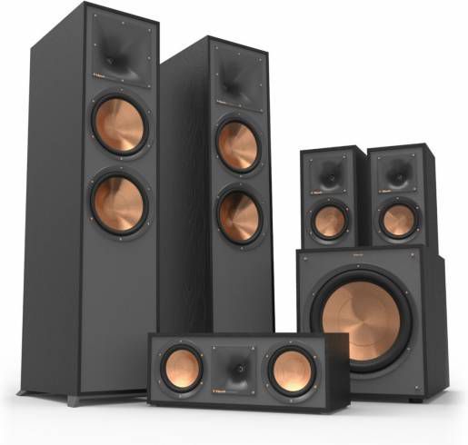 Klipsch R 820 F Home Cinema 5.1 Systeem Zwart