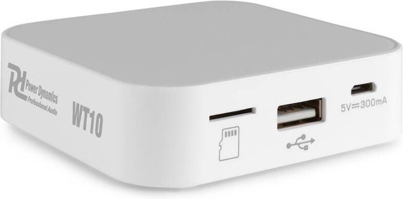 Power Dynamics WT10 WiFi netwerkspeler/audio streamer met mp3 speler