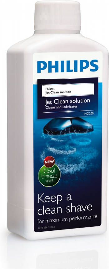 Philips Reinigingsmiddel voor elektrisch scheerapparaat Jet Clean HQ200/50 Voor een grondige reiniging van je scheerkoppen(1 stuk )